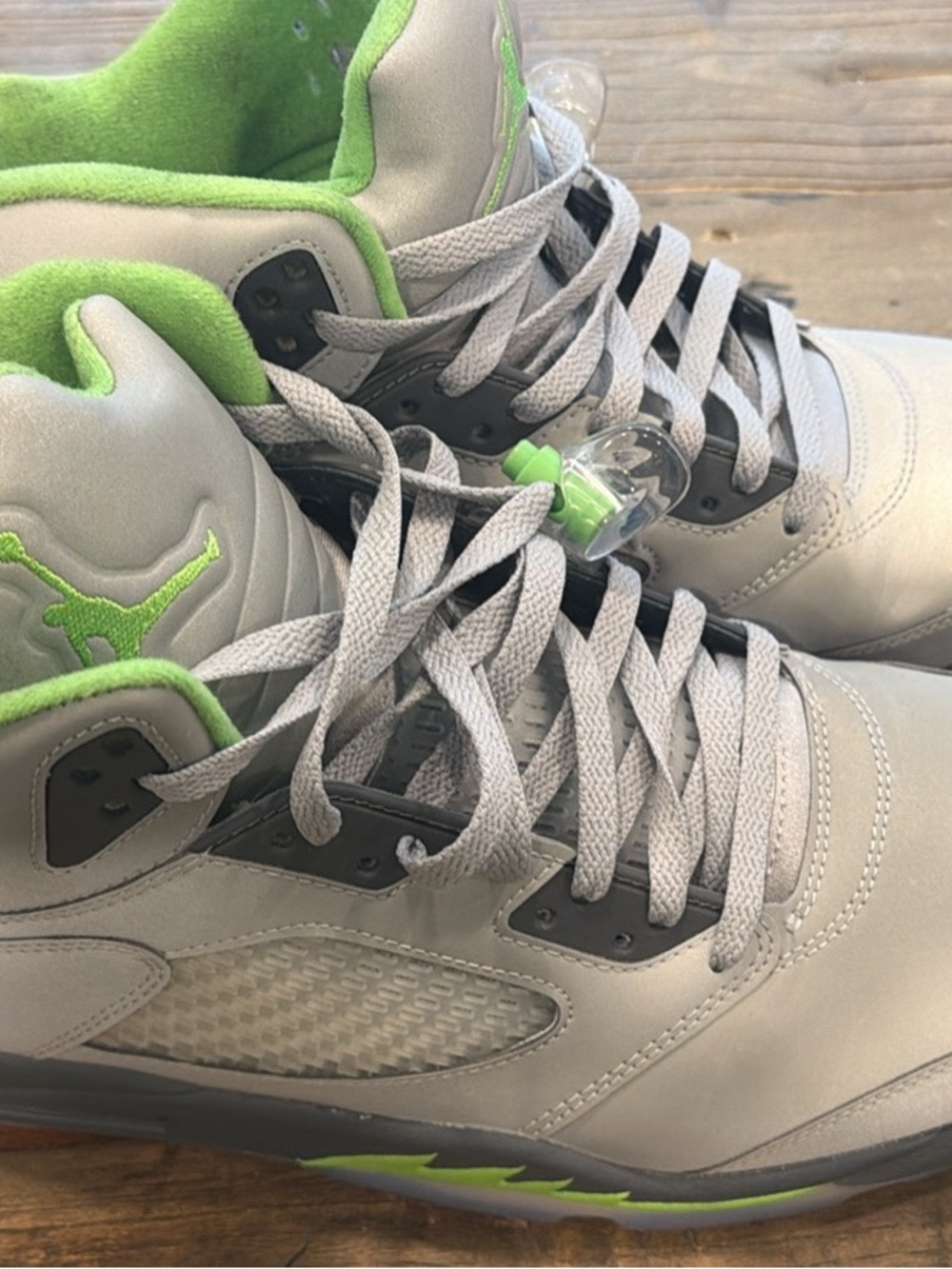 Jordan Retro 5 “Green Bean” size 15